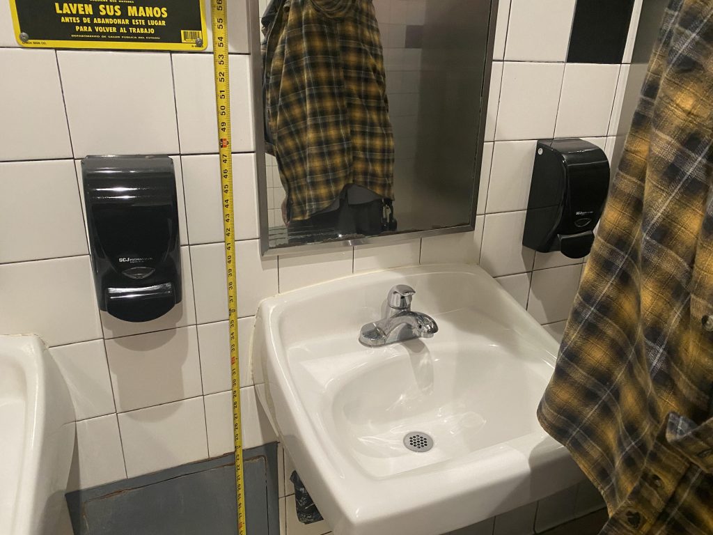 ada mirror measurement