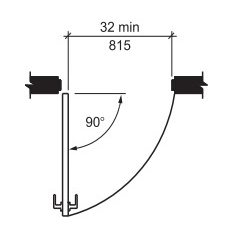 ADA door width