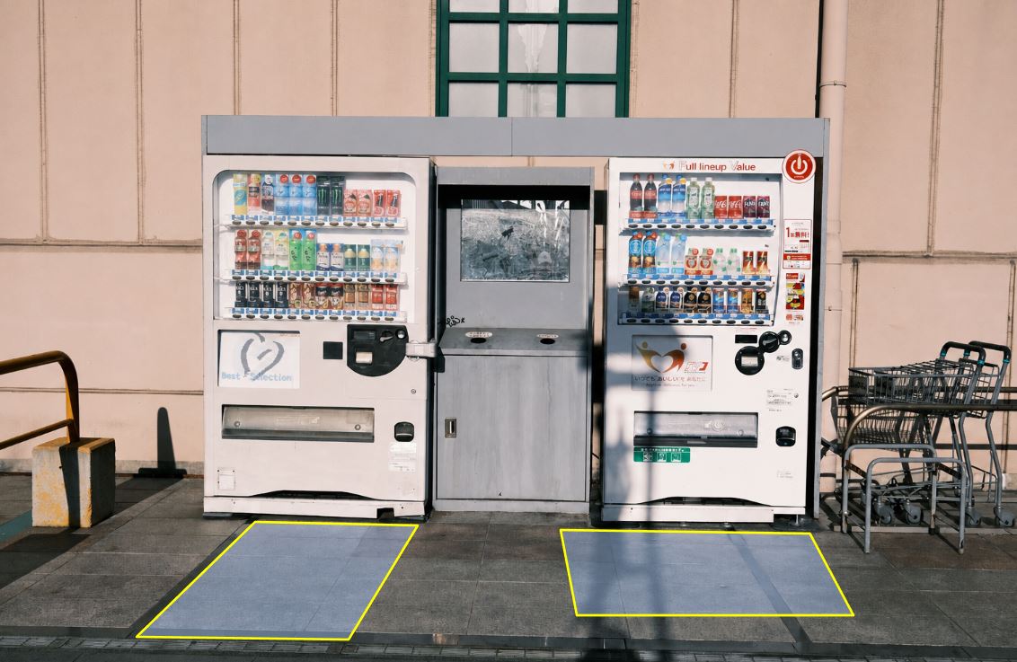 ADA Clearance at Vending Machines