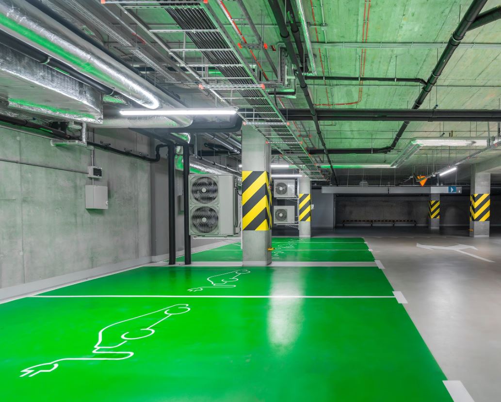 accessible ev charging station