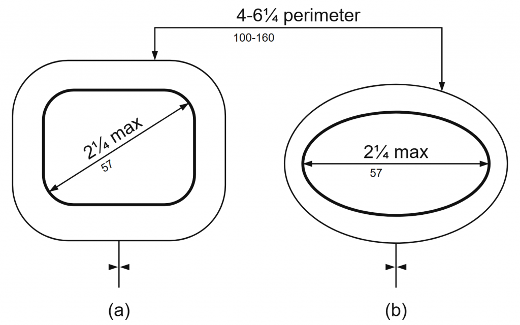 handrail cross sections