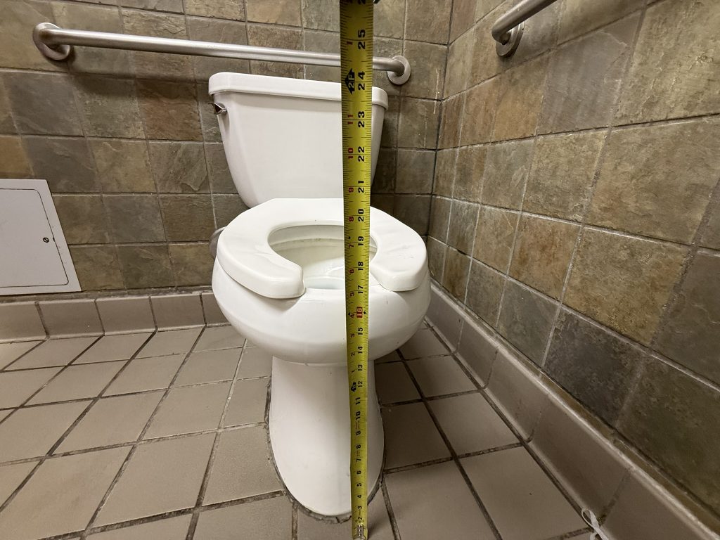 ada toilet height