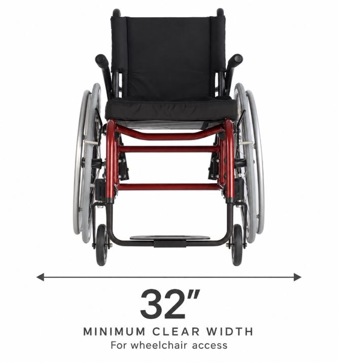 ada wheelchair width