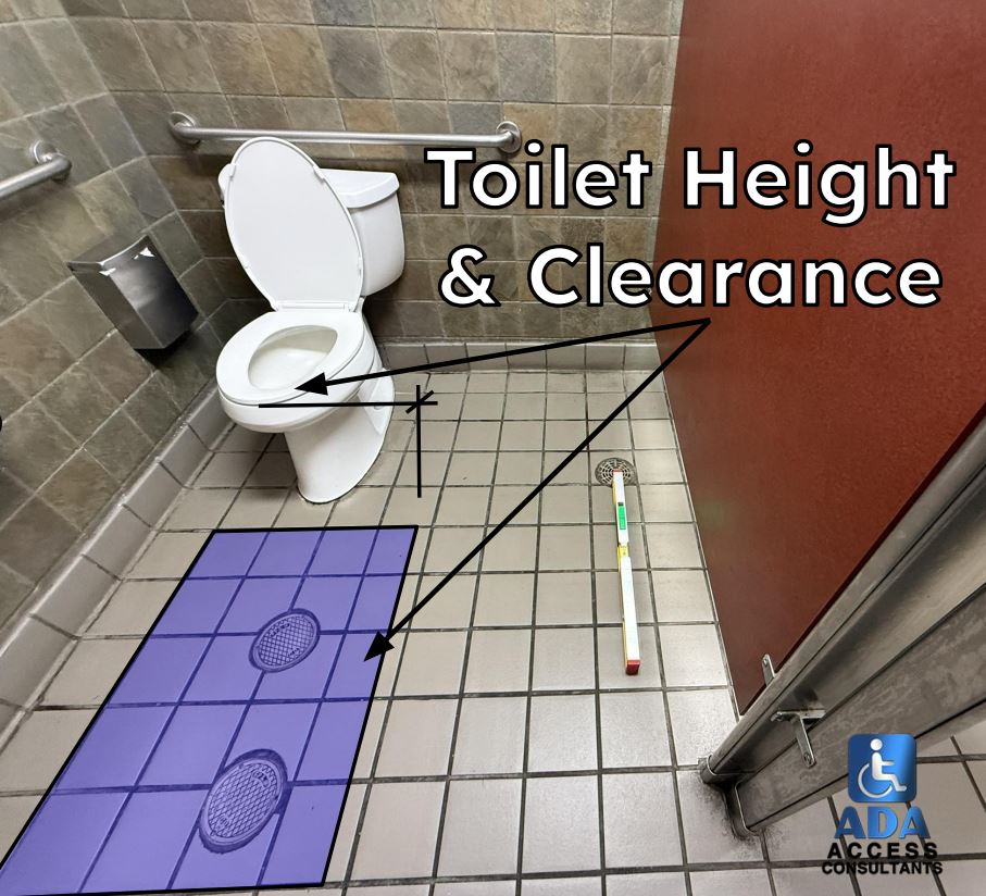 toilet height and clearance